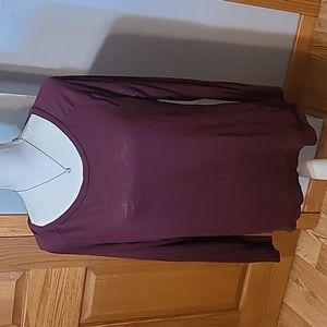 Pink Victoria Secret top, sz M, wine